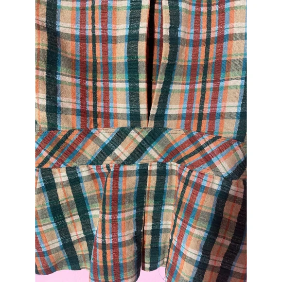 Vintage Women's Fashion Scene Plaid Blazer Jacket Size S Green - Picture 5 of 13